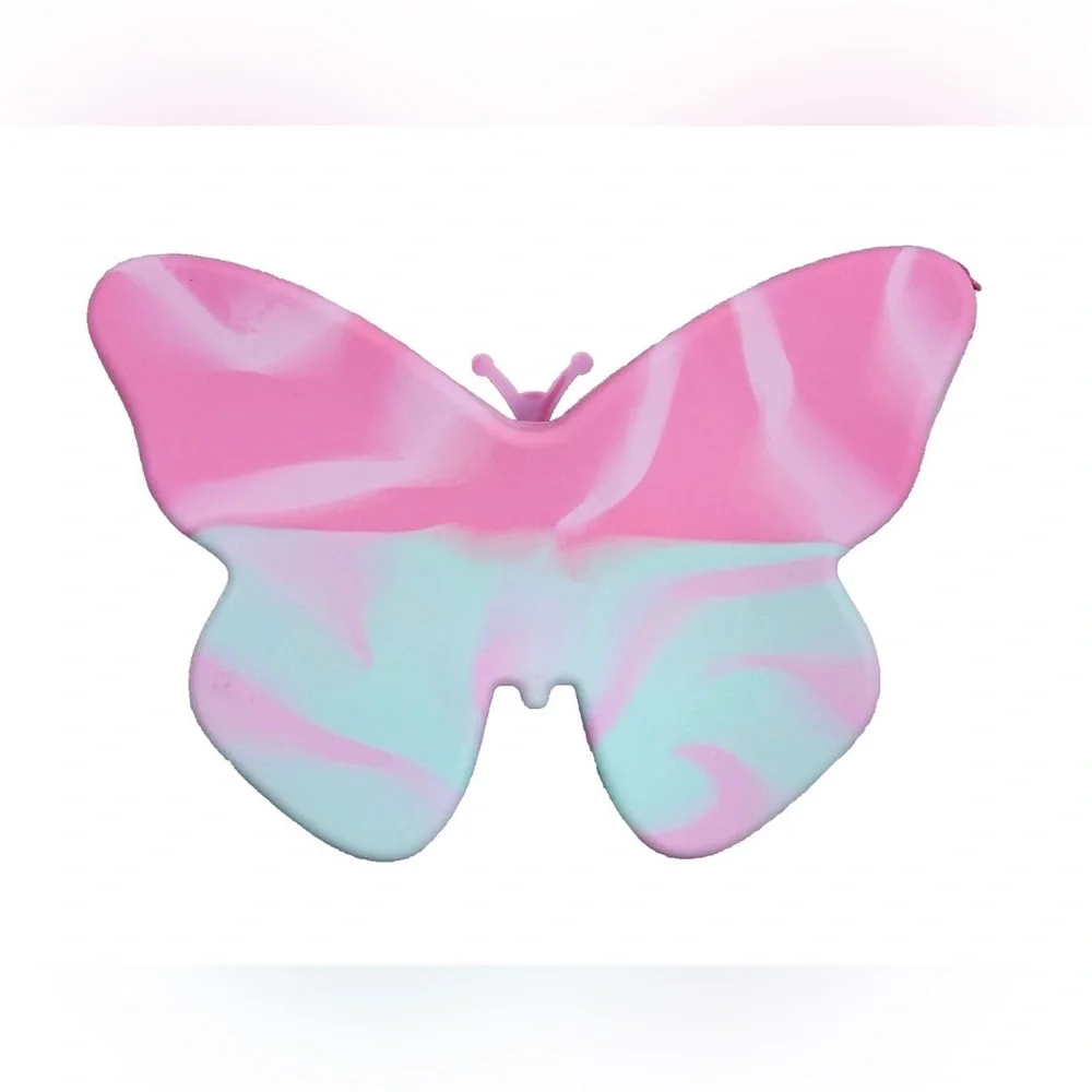 Pop Fidget Bubble Pop Pencil Pouch Butterfly  New with Tag
